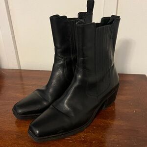 Vagabond Black Leather Boots